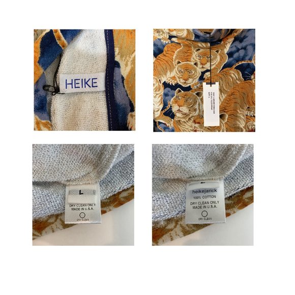 HEIKE Chinami Sweatshirt, Tigers Printed Pattern - Picture 5 of 5